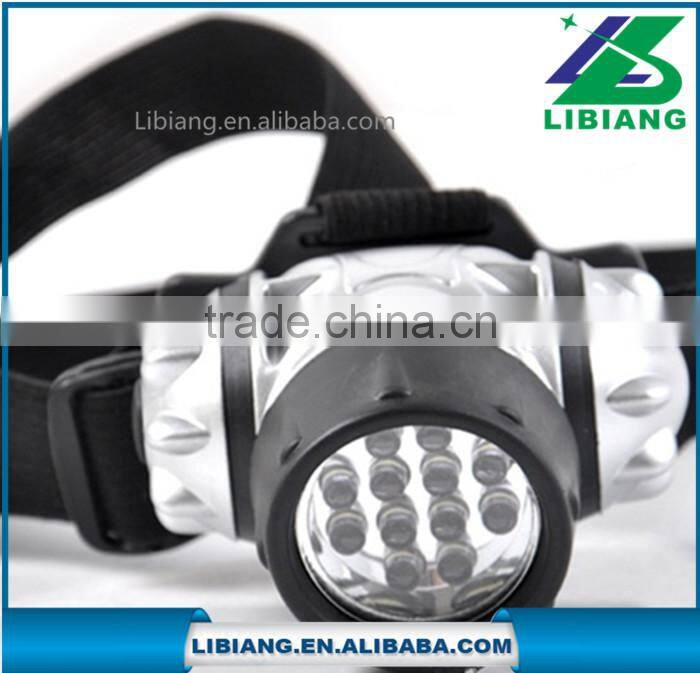 high power 12 LED dry battery miner's headlamp