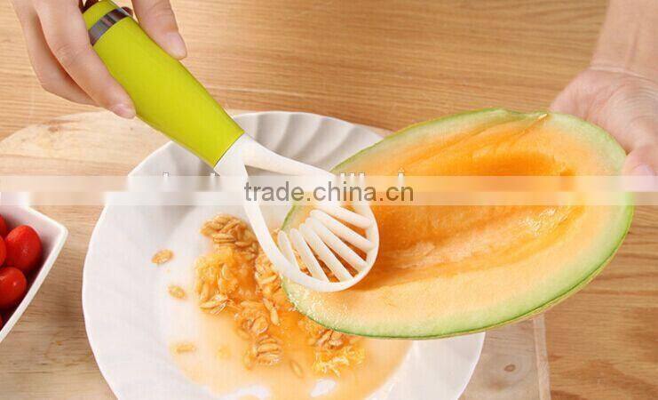 Multifunction Food grade Plastic Fruit Corer / Pitter and Slicer
