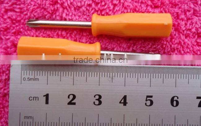 Promotional 3x55mm Mini plastic screwdriver PH0 screwdriver