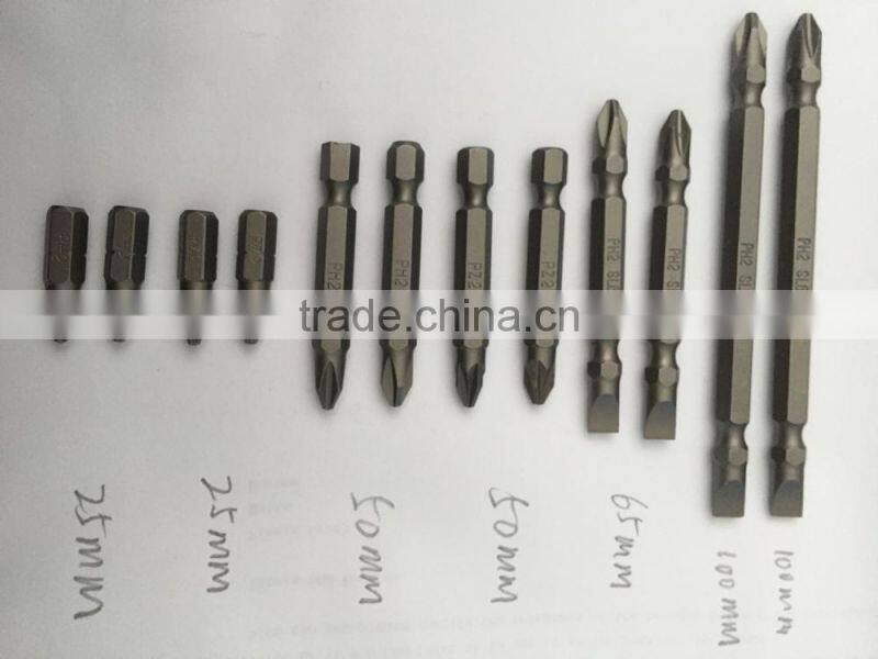 Wholesale price high quality various size ph2 s2 screwdriver bits with low moq