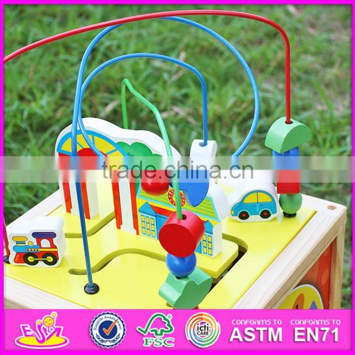 2016 Best design educational wooden toddler toys W11B127