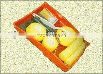 Plastic tray roller frame foam corner roller frame roller covers paint tray sets