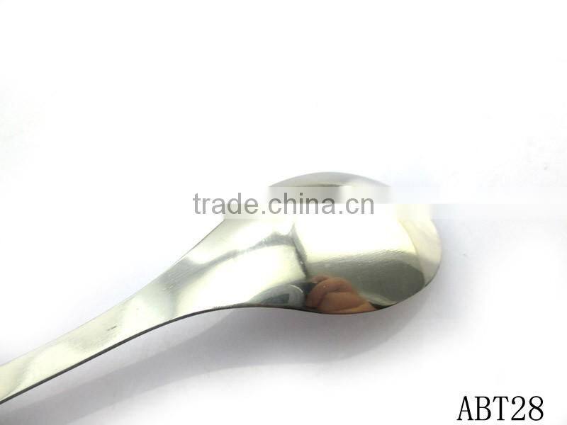 Hot New Products 2016 Melamine Spoon,smile face stainless steel 410 spoon