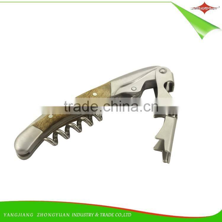 ZY-K1066 custom good quality wine bottle opener Waiter's Corkscrew by factory