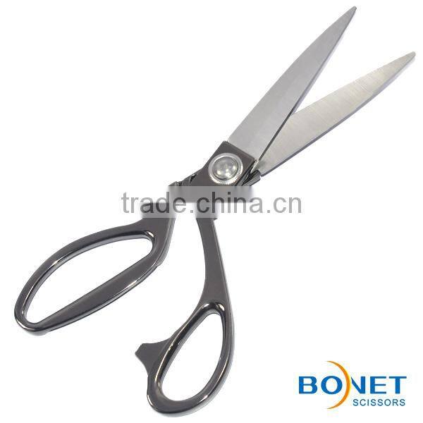 S13002G/B/C/S 9-1/2" 4 colors superior quality ice tempered stainless steel blade zinc-alloy handle tailor fabric scissors