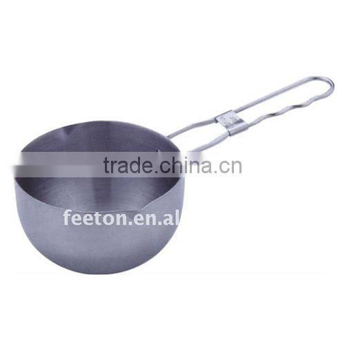 High quality mini sauce pot with long handle