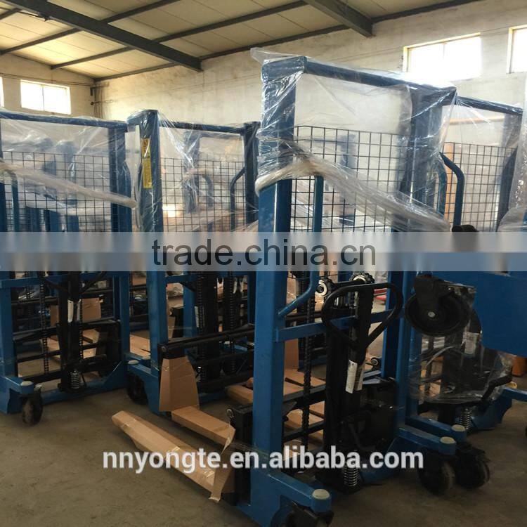 CTY Hydraulic Hand Fork Lifter manual hydraulic forklift /2000kg manual forklift