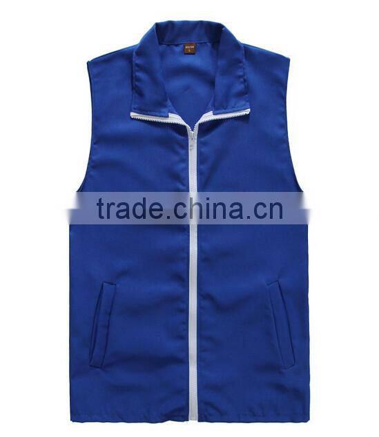 Colorful Unisex Logo Embroideried Safety Vest