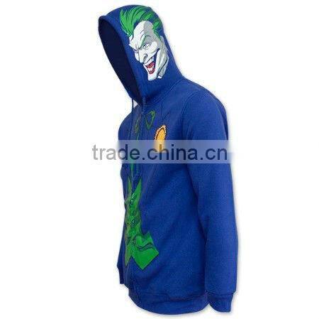 The Joker Faces Purple Zip-Up Hoodie Sweatshirt