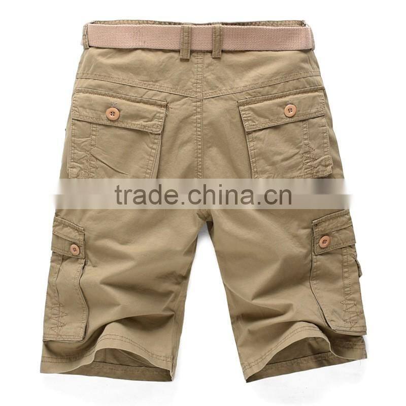 Wholesale mens cargo pants with side pockets , men's cargo short pants , men summer short pants