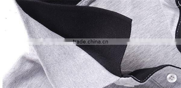 2016 fashionable 200 gsm pique colorful polo shirt design with combination