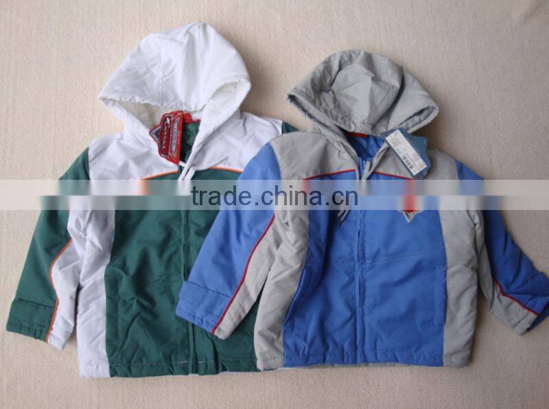 Warm outdoor kids jacket with hood child clothes for winter hoodie jacket
