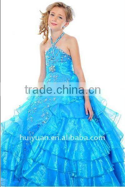 fairy princess chiffon flower girl dress