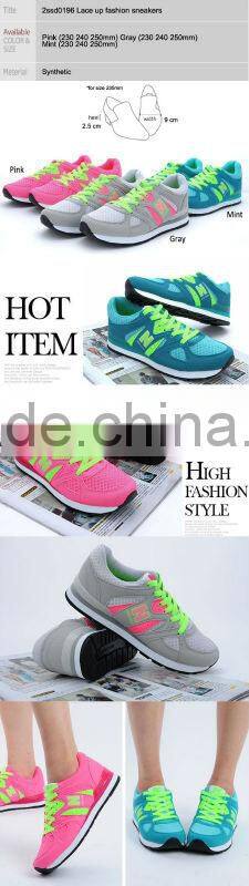 2ssd0196 Lace up Athletic fashion sneakers