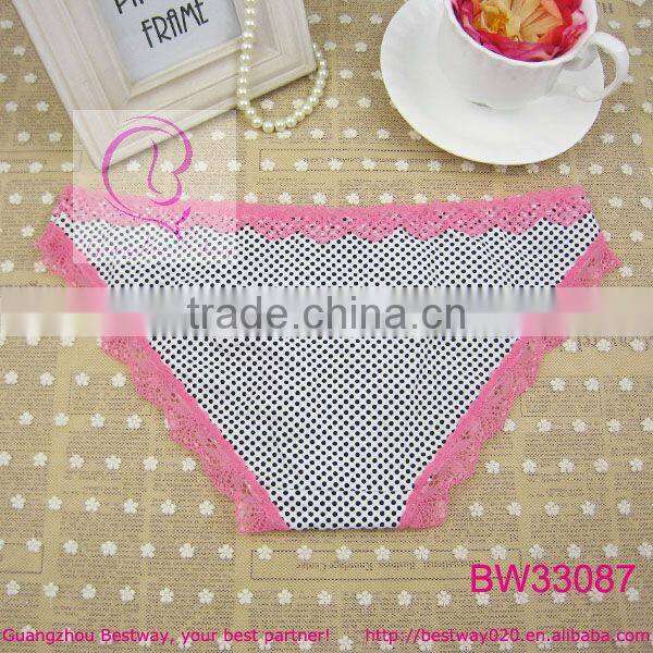 Hot sex woman cute briefs with lace