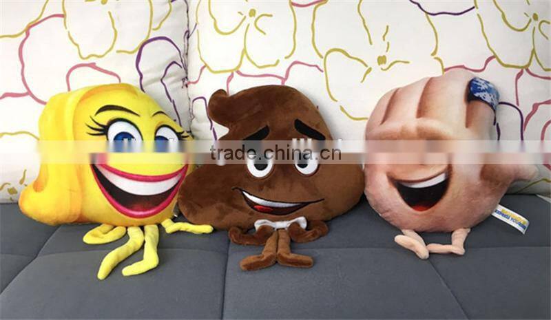 Cartoon characters Fantasy Adventure Emoji Movie plush toys for baby kids
