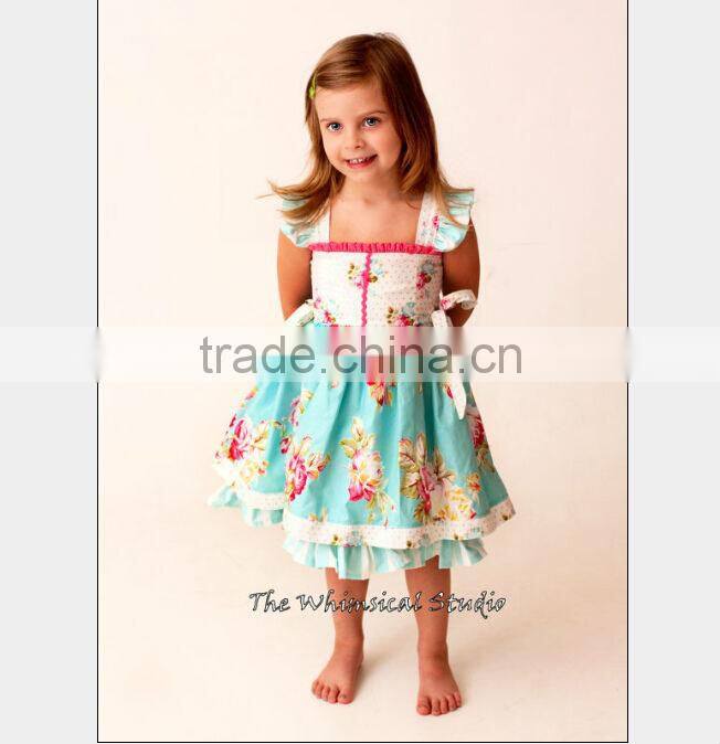 Wholesale boutique hot sale new arrive Girls Spring or Summer Dress