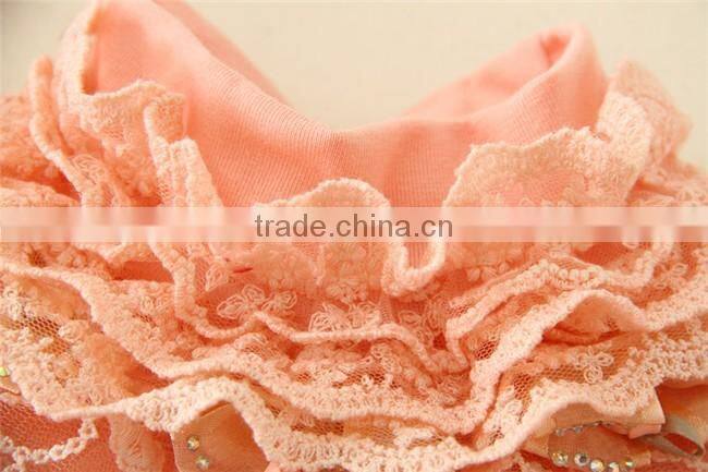 beautiful baby tops pink lace neck design blouse kid girl clothing baby winter girl t-shirt kid clothing sales