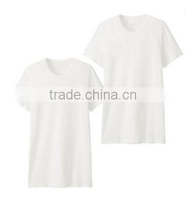 100% cotton quality wholeslae white t shirt