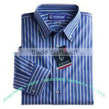 wholesale cheap mens wear non iron striped t shirt