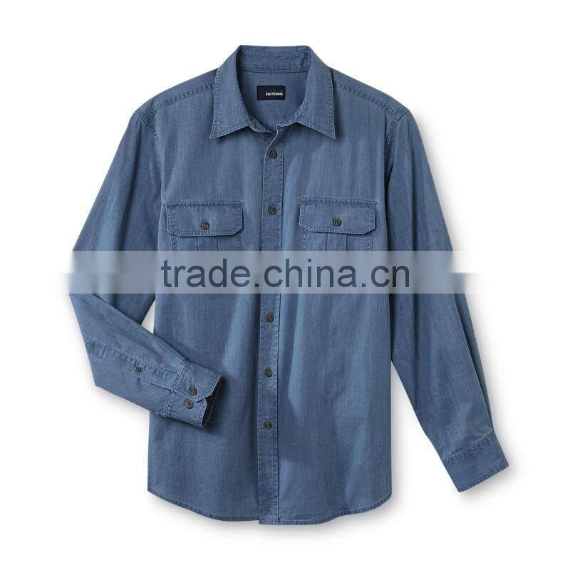 Mens 100% percent cotton polo shirt with pockets