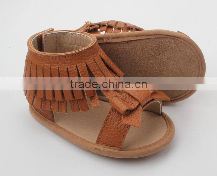 Lovely Wholesale Genuine leather handmade unisex baby sandals