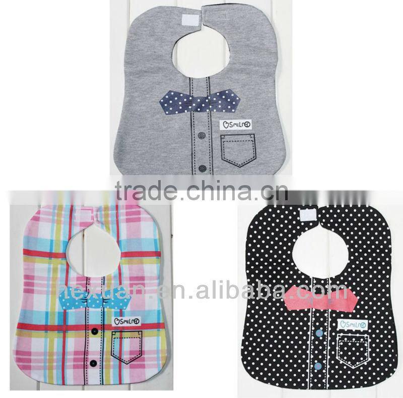2016 New Design 3 layers baby bibs/superman baby bibs /in stocked or OEM