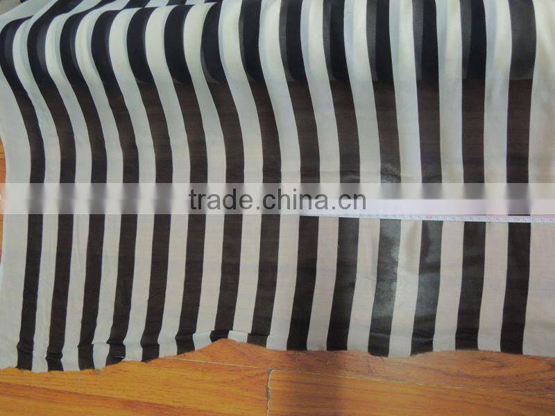 Orientation of 12 mm silk printing sliver latest printing sliver Striped silk printing