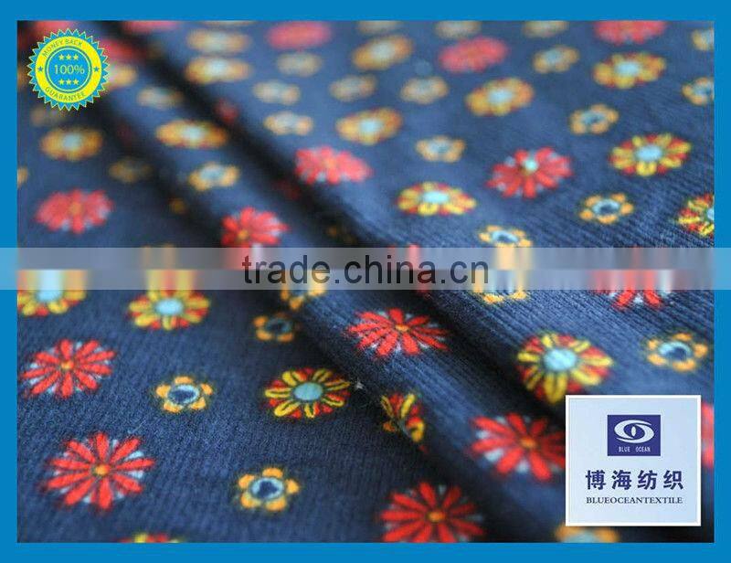 21w corduroy floral dress fabric