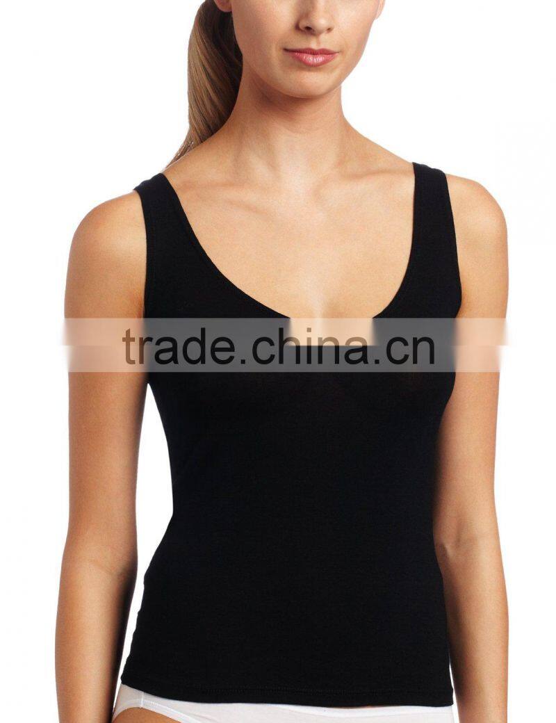 women's low back tank top