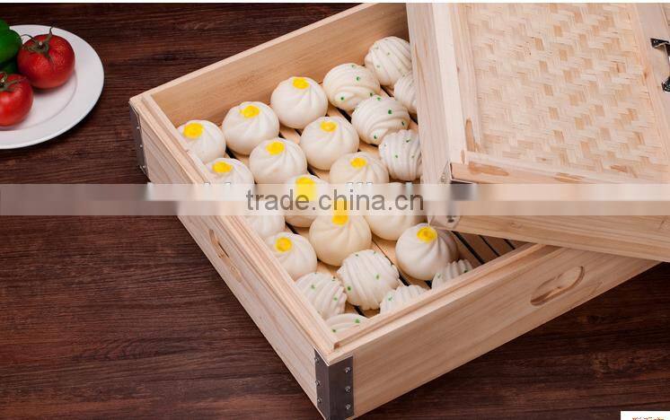 Squre Bamboo Steamer Set