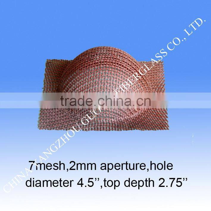 high silica roving in 3 warp yarn and 3 weft yarn weave way making Molten steel filtering part