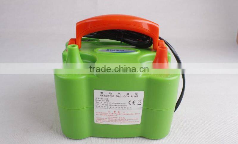 High Quality Inflator Air Electric Balloon Pump HT518