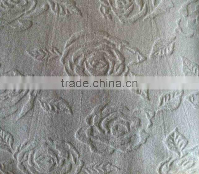 knitted fabric cutting Pile Poly velvet