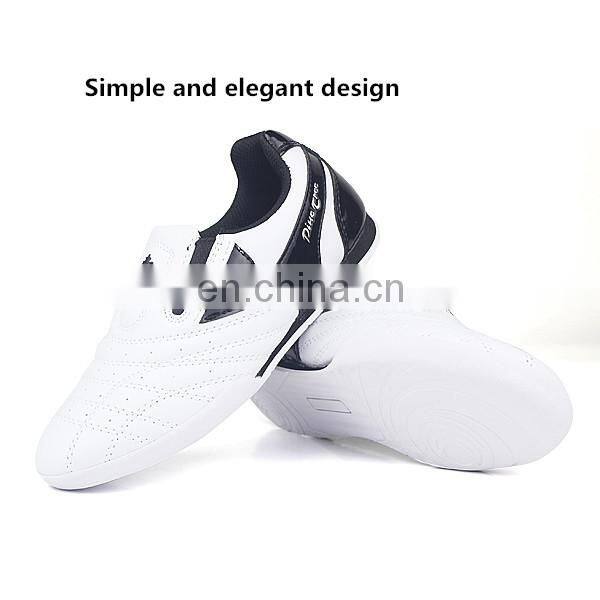 Martial arts white woosung tkd white shoes for men