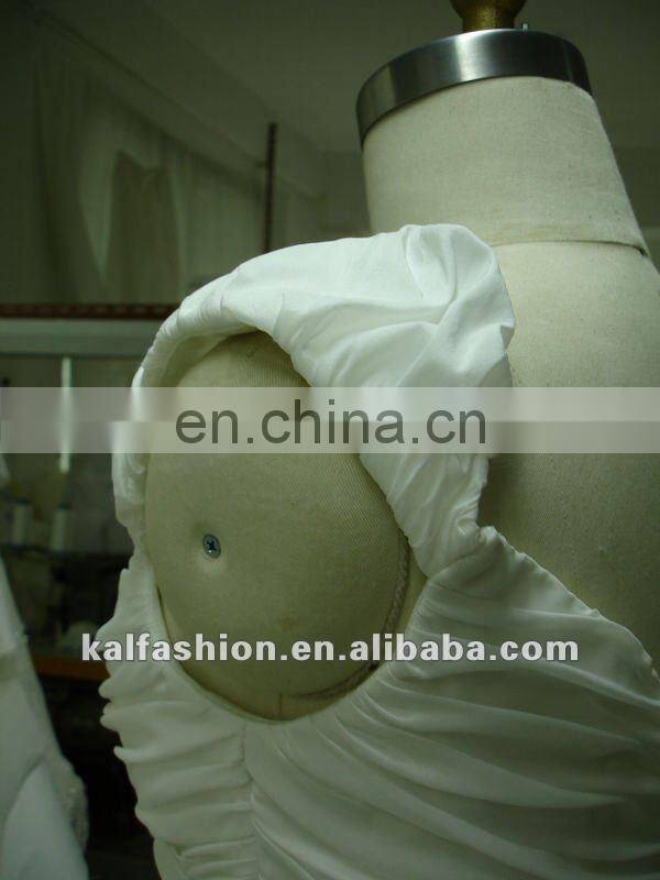 EB809 Cap sleeves wedding dress trumpet bridal dresses