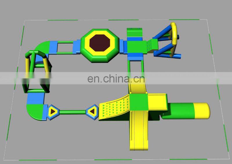 hot sale giant inflatable floating water park W2003