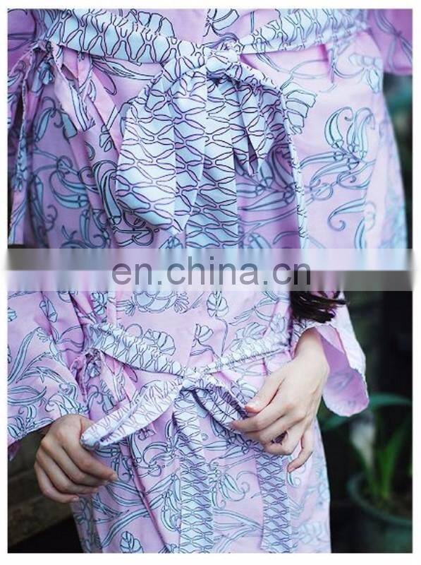 Chinavictor Summer Wear 100% Cotton Hot Sex Girl Adult Free Size Japan Bathrobes