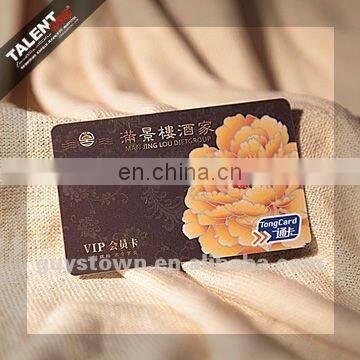 custom private design printed plastic membership invitation card