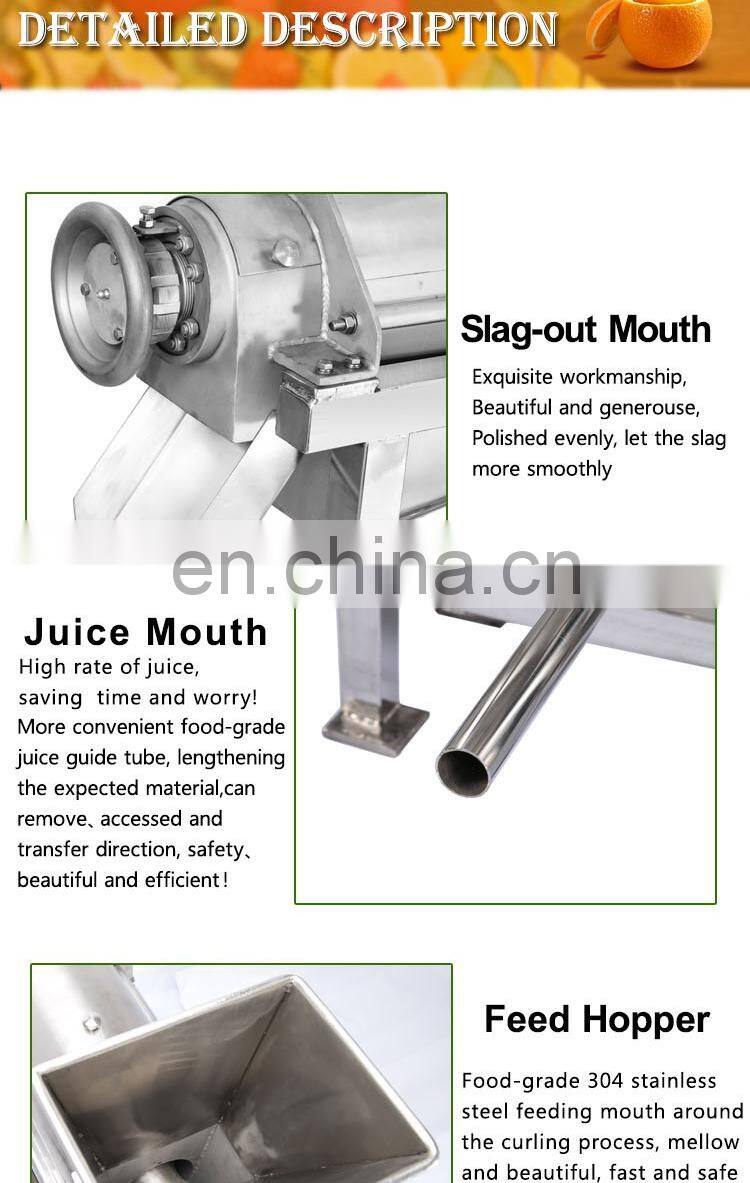 Commercial Spiral Juicer Machine,Industrial Jucing Extractor for Apple/Trenip/Strawberry/Tomato