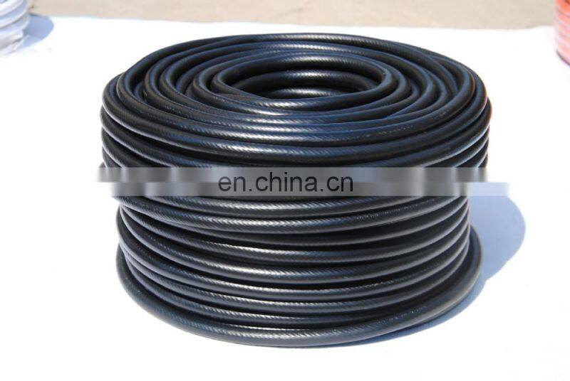 Flexible 3/8" Braided PVC LPG Gas Cooker Hose,Black PVC Gas Pipe,PVC Flexible Gas Connection Pipe