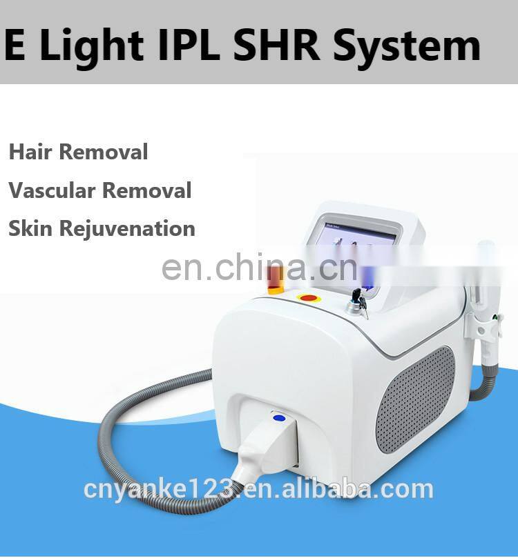 2019 New Style Portable hair removal OPT IPL SHR laser fast hair removal+elight+ RF +laser Machine