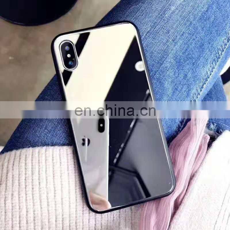 OEM phone case box importer For Iphone X Mobile Shell Personality IP8/7plus Mirror Glass 6s waterproof case phone water proof
