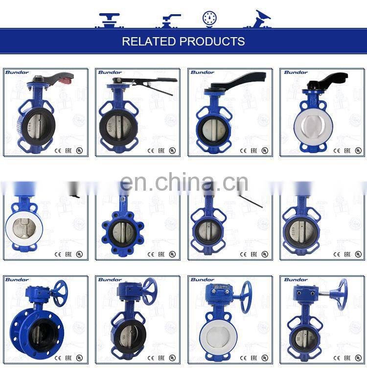 Bundor high quality dn50 ductile iron flange connected silence check valve