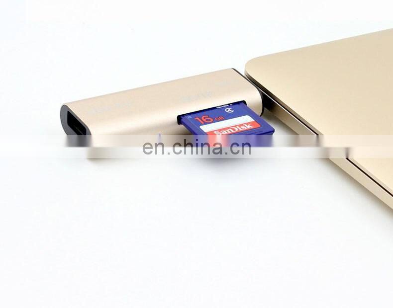 USB 3.1 Type-C Male To USB 3.0 OTG TF SD Female Adapter Card Reader