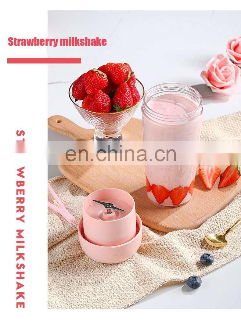 Fashion Personal Portable capacity rechargeable vacuum USB blender juice cup