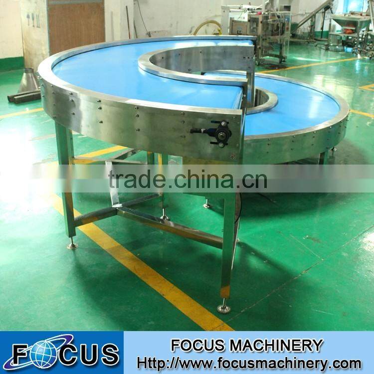 90 degree 180 degree turning belt conveyor/PVC conveyor belt price