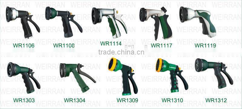 (74150) 8 water patterns flexible garden rotary 360 degree spray cleaning nozzle