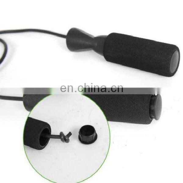 Aerobic Exercise Boxing Skipping Jumping Jump Rope Adjustable Bearing Speed Fitness Black