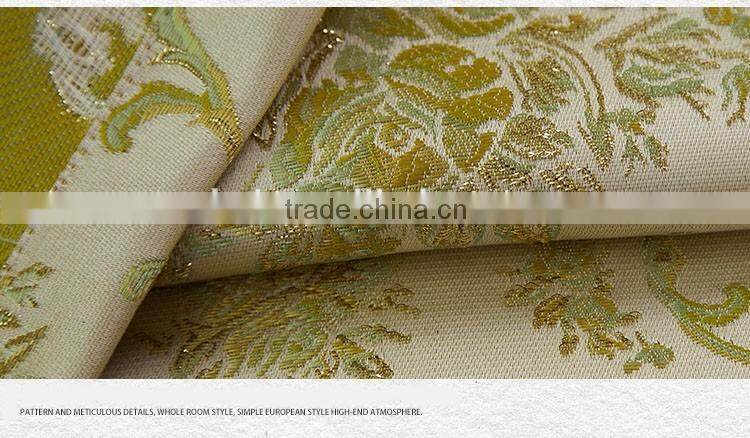 Hot selling jacquard fabric window curtain/curtain rod/curtain track for home/hotel